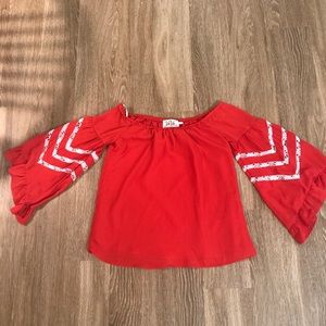 Revolve Vava by joy han bell sleeved top